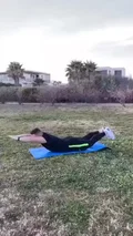 Sırt için dinamik süpermen plank