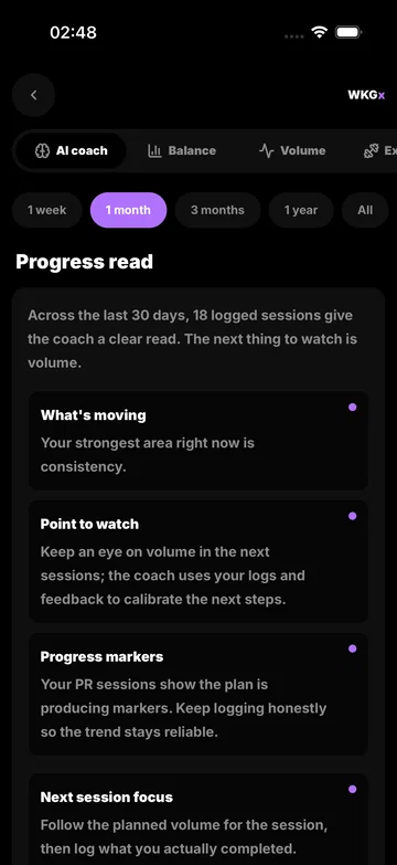 WorkoutGen app screenshot 7