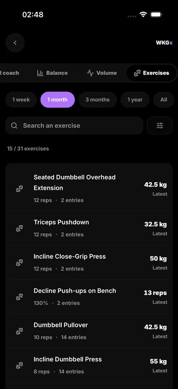 WorkoutGen app screenshot 9