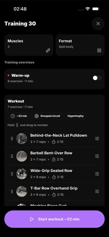 WorkoutGen app screenshot 5