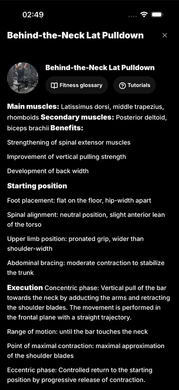 WorkoutGen app screenshot 4