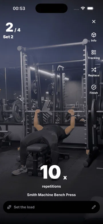 WorkoutGen workout player screen