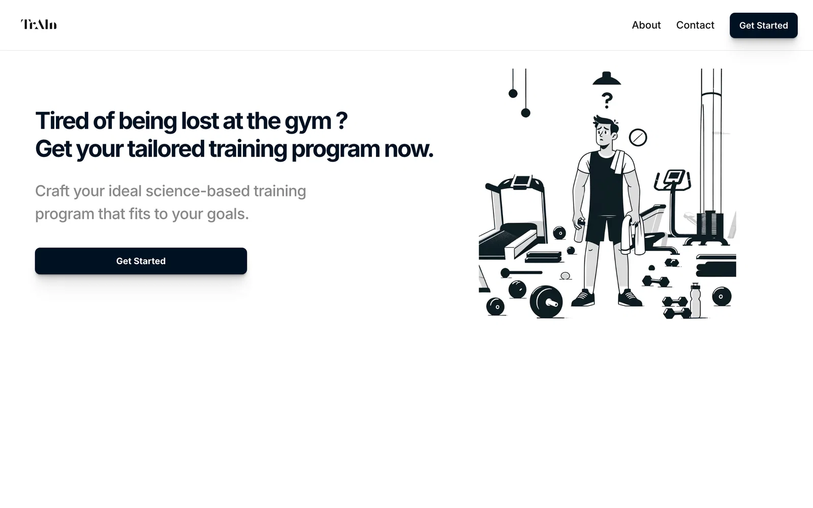 Train Programs AI Homepage
