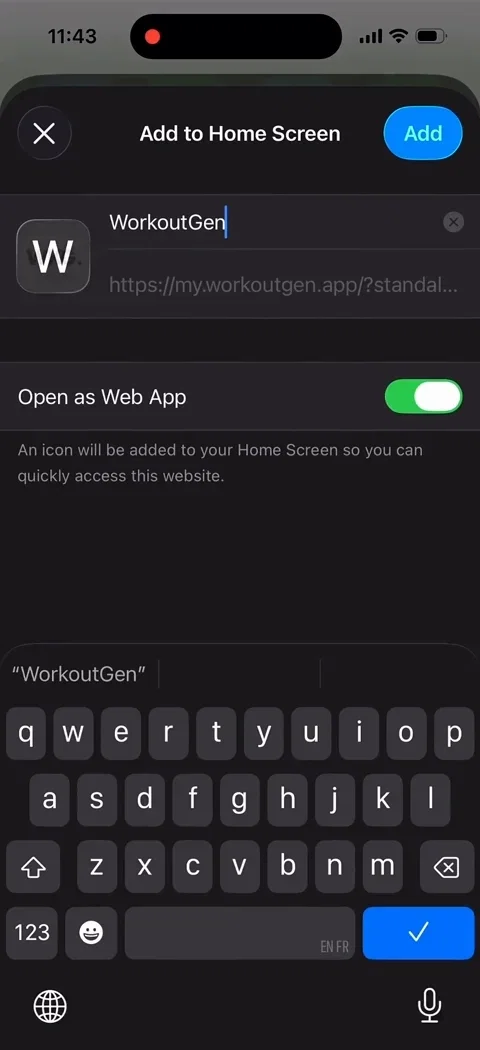 WorkoutGen kurulum eğitim videosu